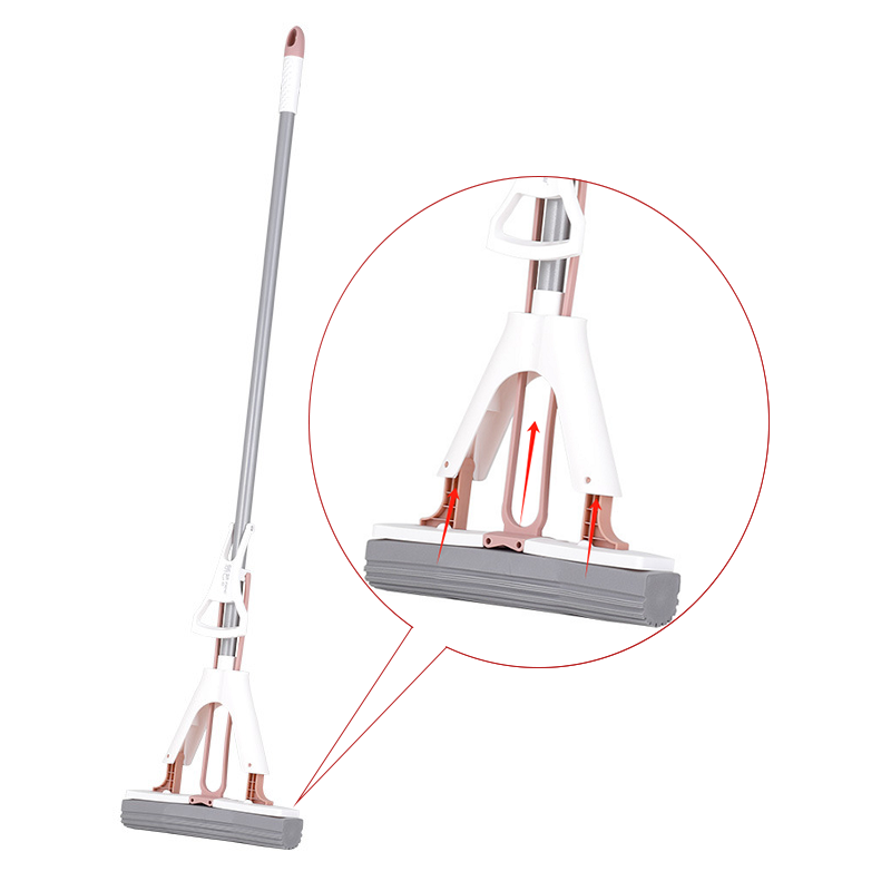 Lever-Squeeze Sponge Mop Systems