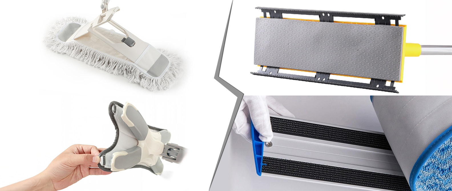 Mop Pad Materials & Backing Options