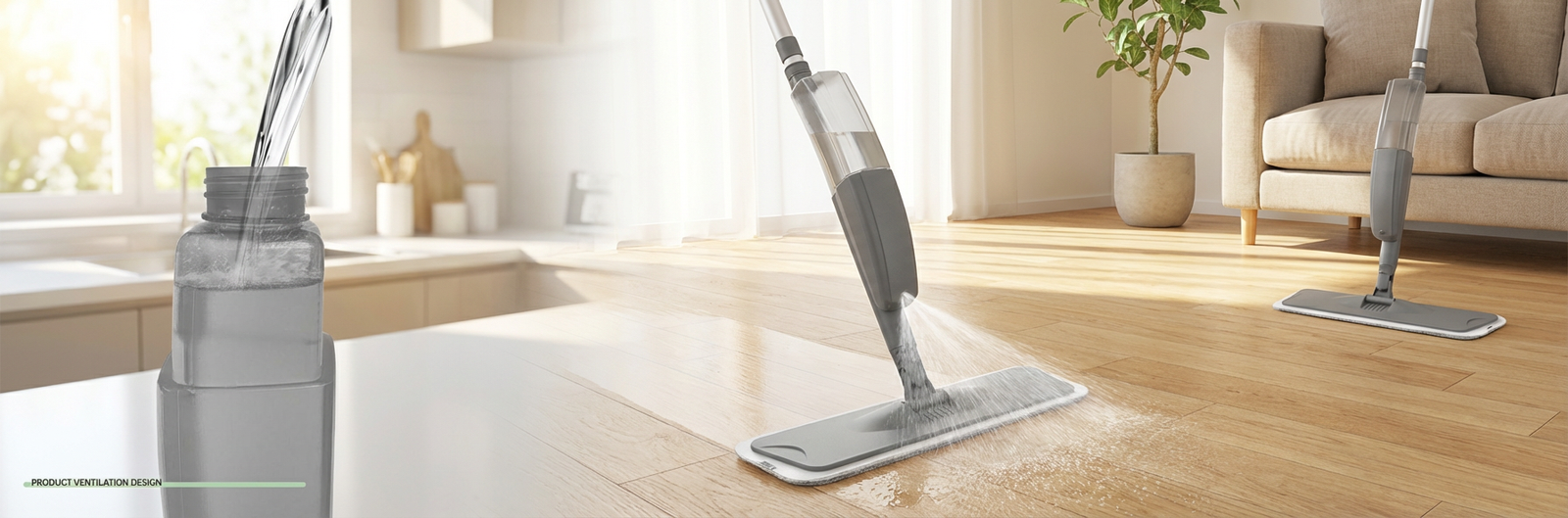 Efficient Spray Cleaning & Easy Refilling