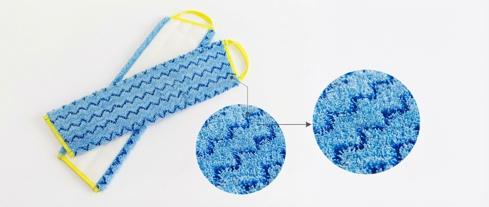 microfiber fiber close-up