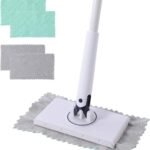 Auto-Clamp Mini Flat Mop with 4 Cloths