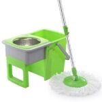 Collapsible Spin Mop Set with Sliding Bucket