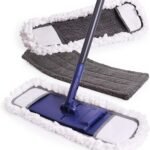 Flat Mop with Chenille and Microfiber Pads