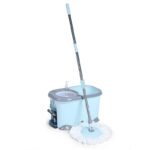 Foot-Pedal Spin Mop Set with Detergent Bottle