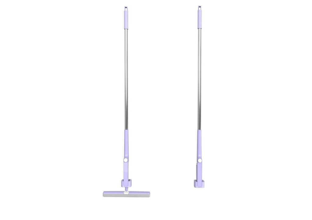 Lilac Fold-Up Self-Wringing Mini Sponge Mop