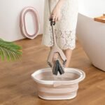 PVA Sponge Mop with Folding Bucket Set