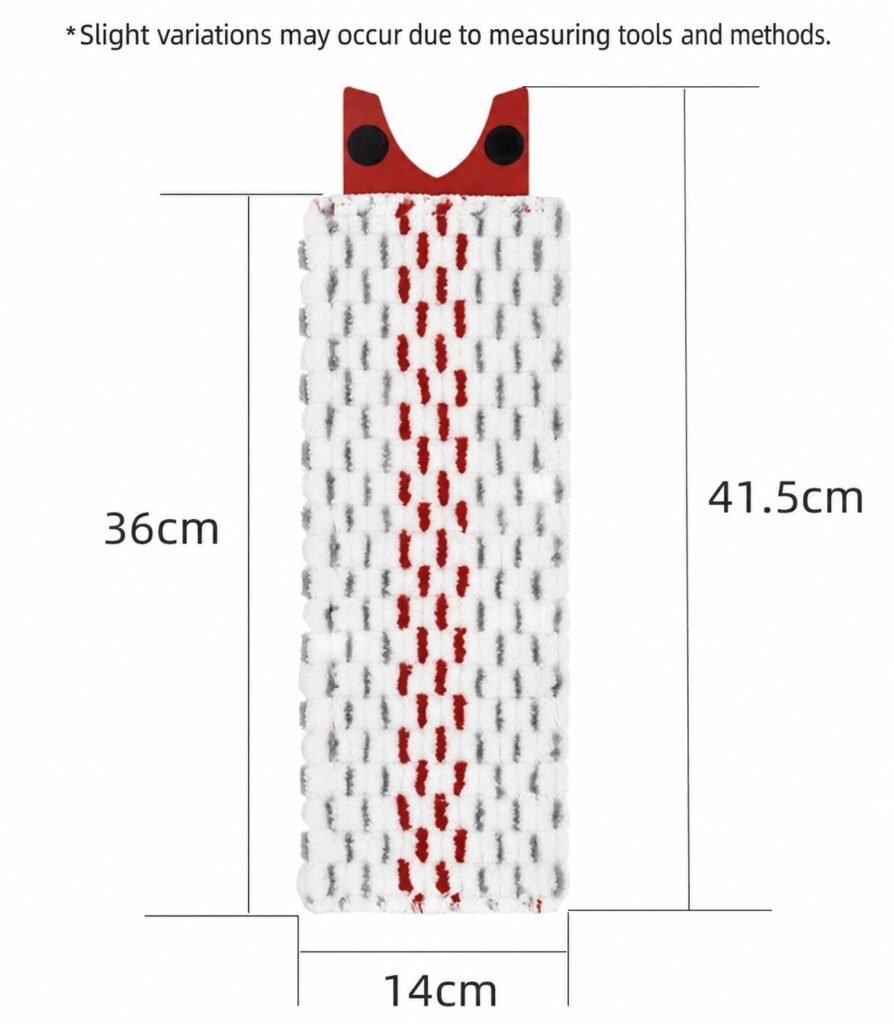 Size chart of the 41.5 cm pad: 41.5 cm overall, 36 × 14 cm cloth