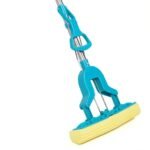 Telescopic Lever-Squeeze PVA Sponge Mop