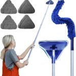 Triangle Wall Mop Kit with Fan Duster